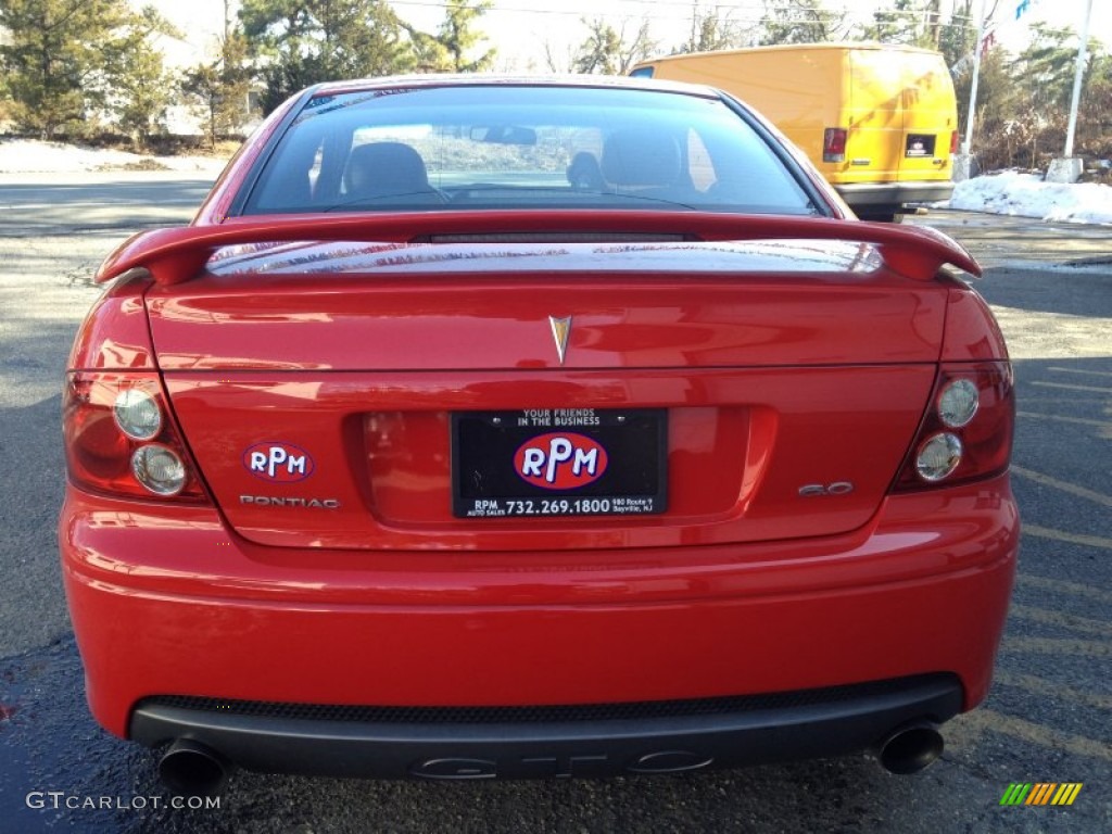 2005 GTO Coupe - Torrid Red / Black photo #14