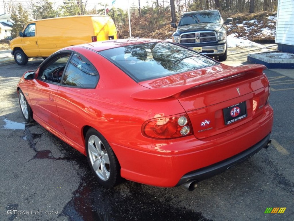2005 GTO Coupe - Torrid Red / Black photo #15