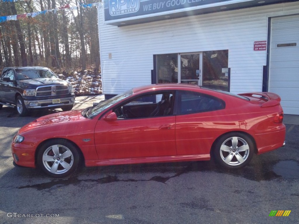 2005 GTO Coupe - Torrid Red / Black photo #17