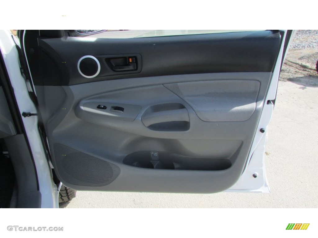 2007 Tacoma V6 PreRunner Double Cab - Super White / Graphite Gray photo #38