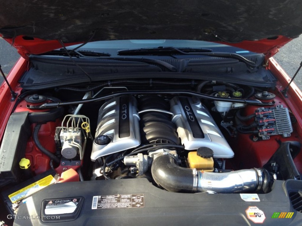 2005 GTO Coupe - Torrid Red / Black photo #29