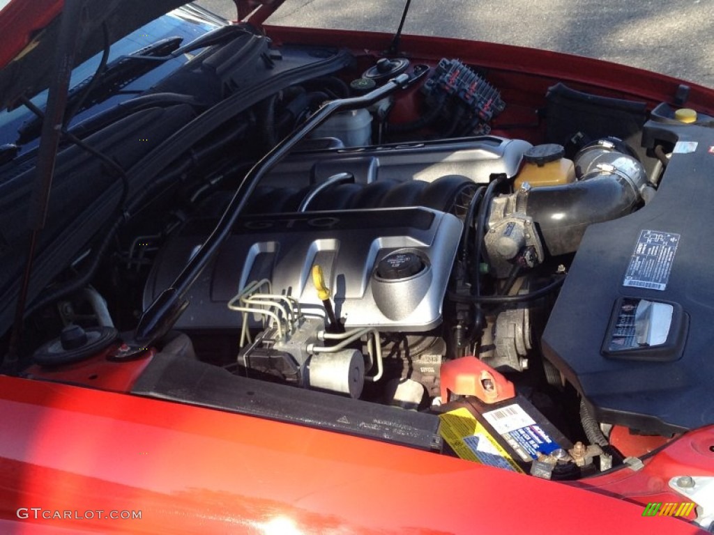 2005 GTO Coupe - Torrid Red / Black photo #30