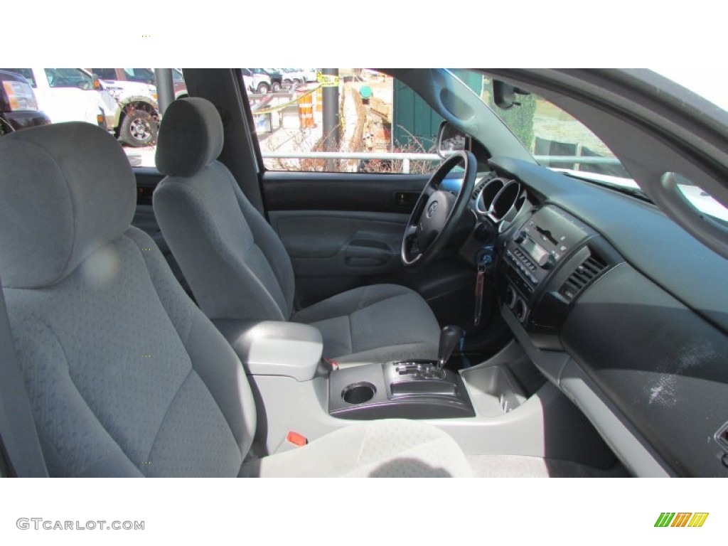 2007 Tacoma V6 PreRunner Double Cab - Super White / Graphite Gray photo #42