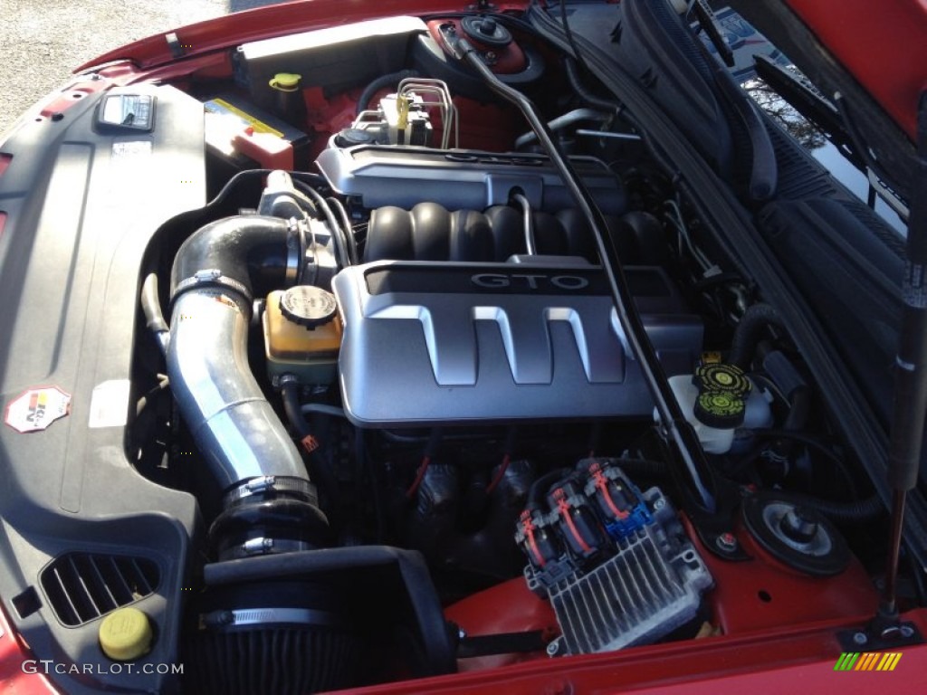 2005 GTO Coupe - Torrid Red / Black photo #31