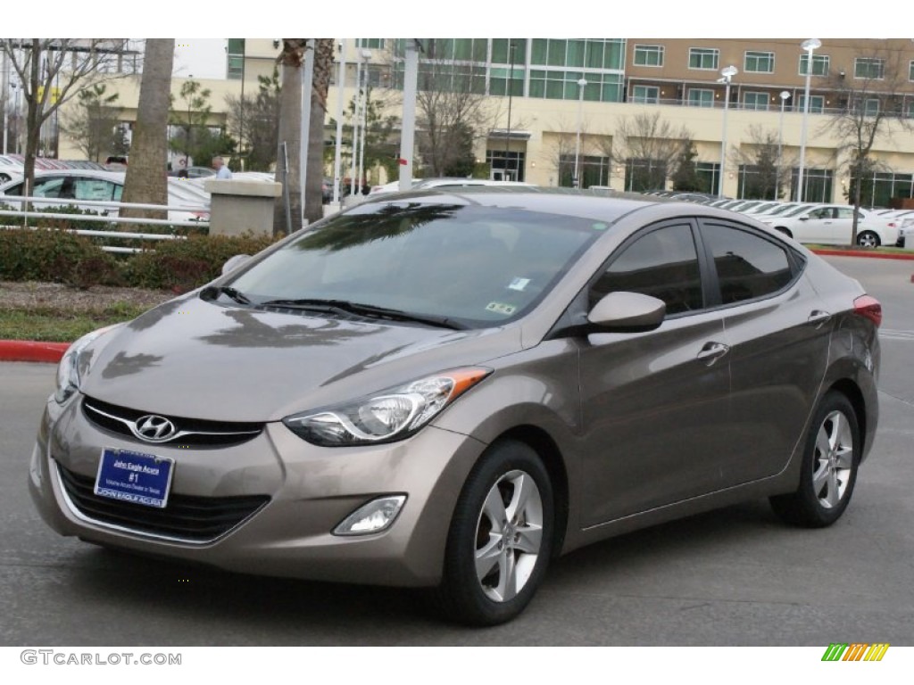 2012 Elantra GLS - Harbor Gray Metallic / Gray photo #2