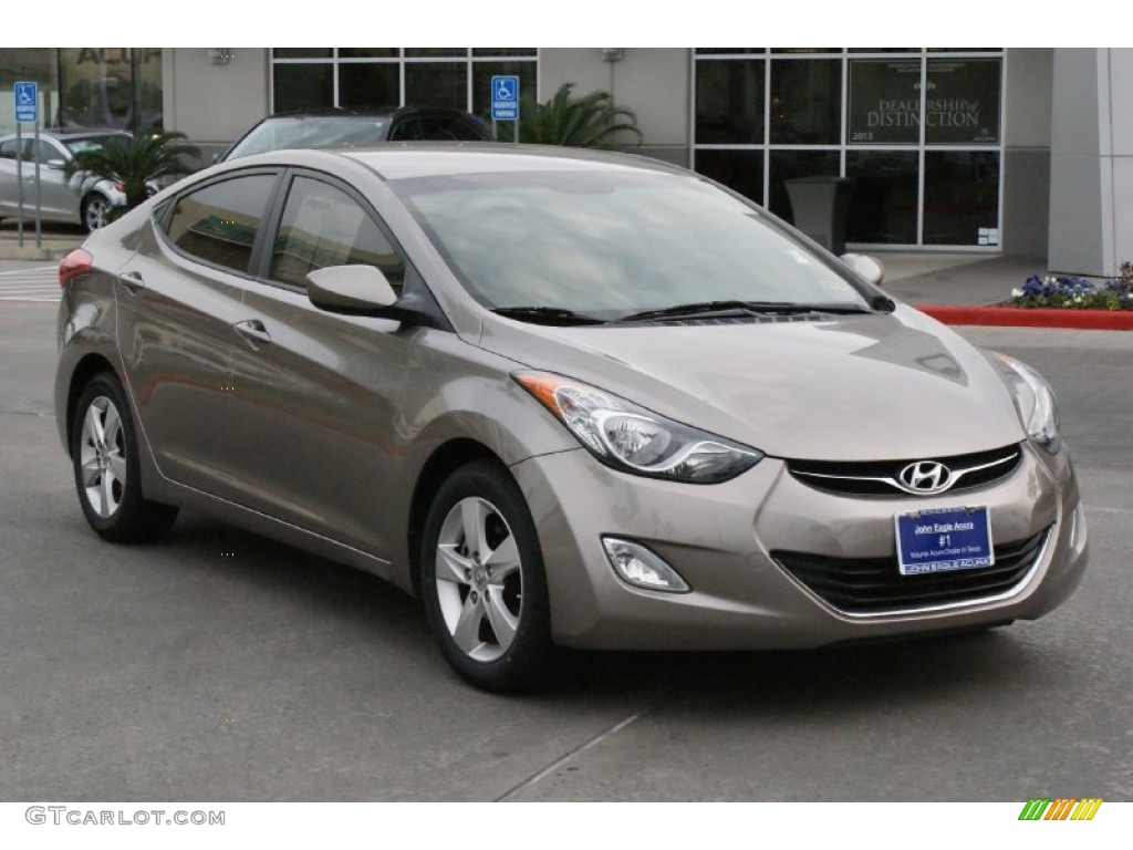2012 Elantra GLS - Harbor Gray Metallic / Gray photo #3
