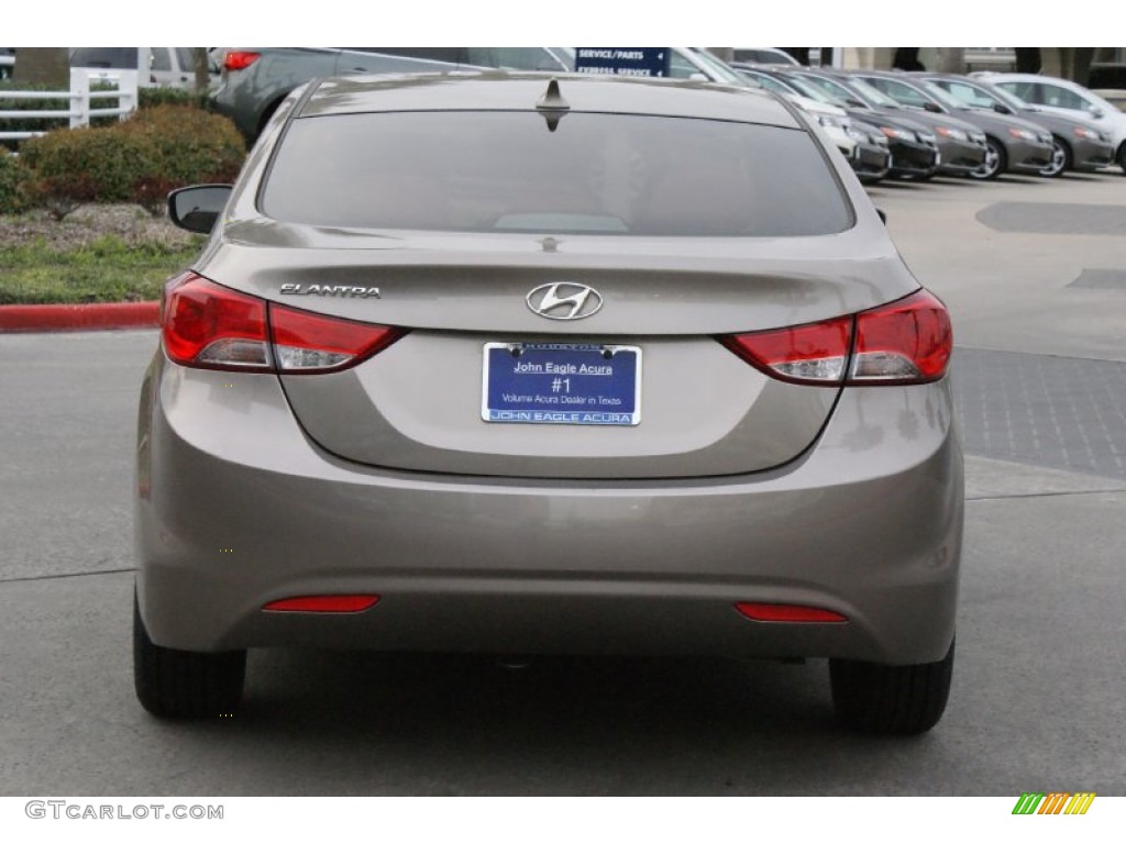 2012 Elantra GLS - Harbor Gray Metallic / Gray photo #5