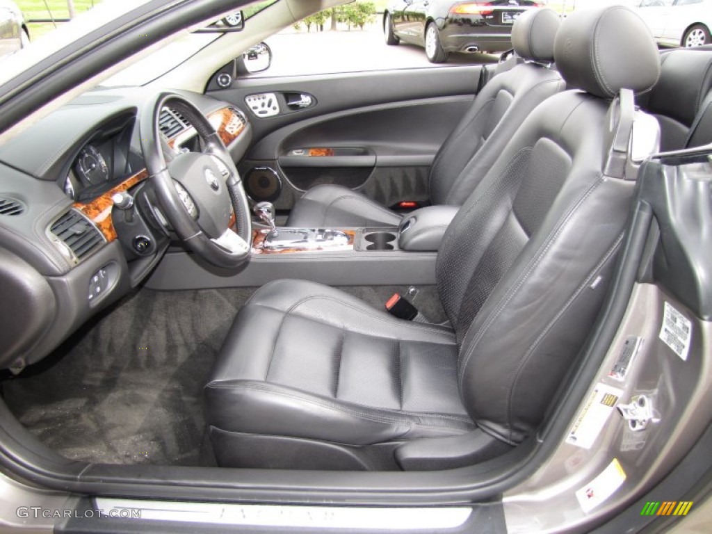 2009 Jaguar XK XKR Convertible Front Seat Photo #91267966