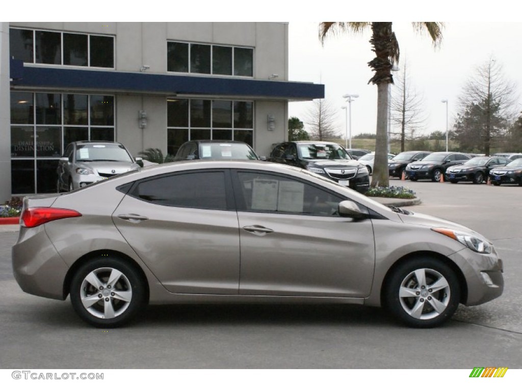 2012 Elantra GLS - Harbor Gray Metallic / Gray photo #7
