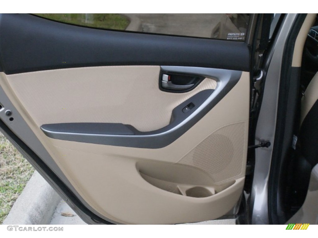 2012 Elantra GLS - Harbor Gray Metallic / Gray photo #12