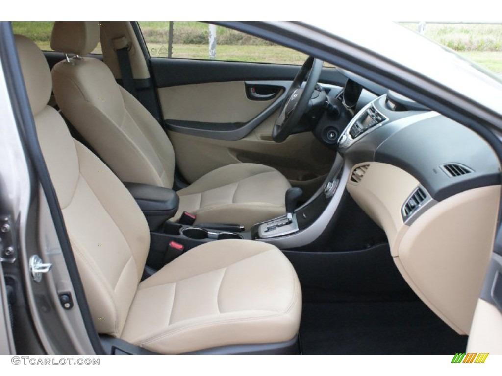 2012 Elantra GLS - Harbor Gray Metallic / Gray photo #17