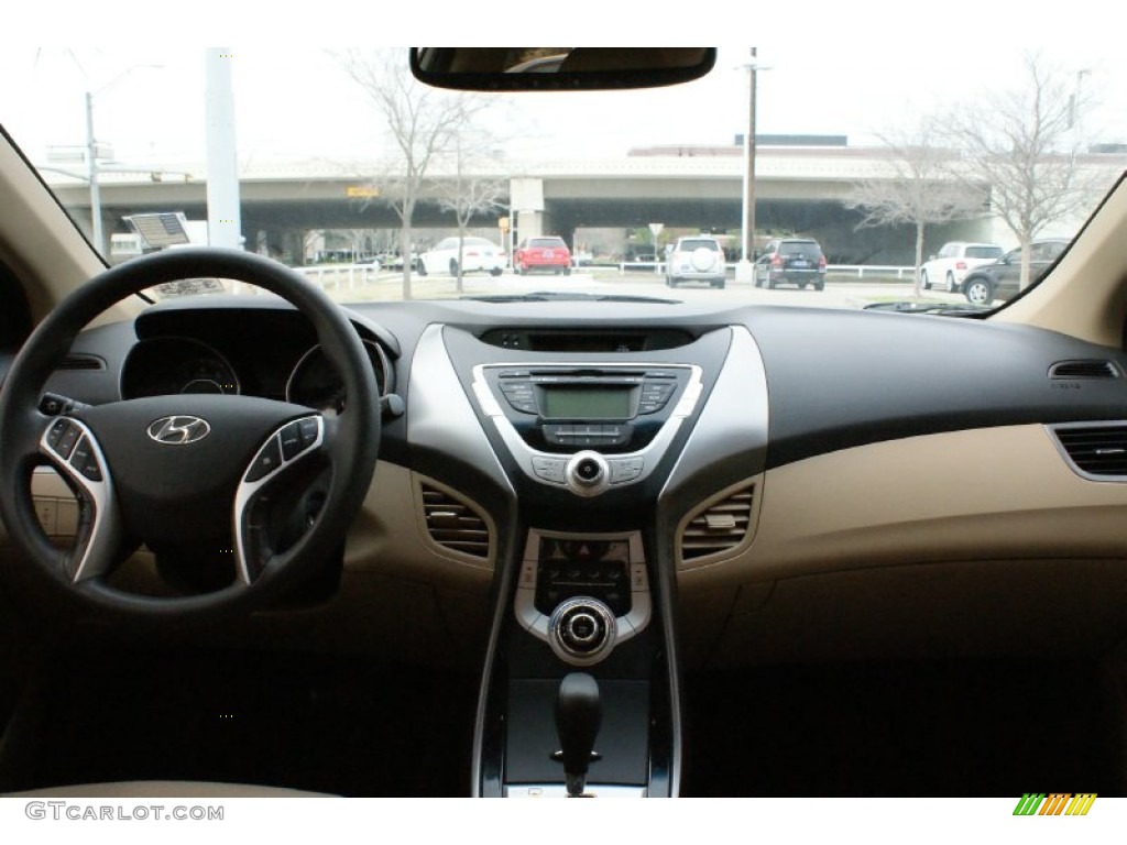 2012 Elantra GLS - Harbor Gray Metallic / Gray photo #18