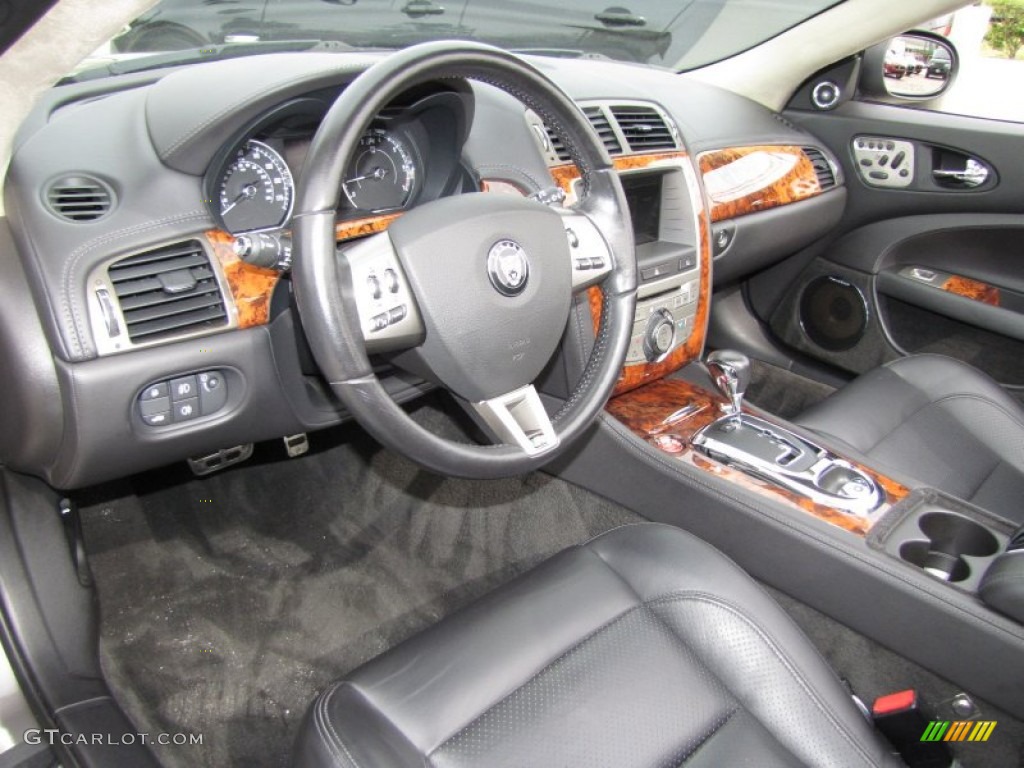 Charcoal Interior 2009 Jaguar XK XKR Convertible Photo #91268212