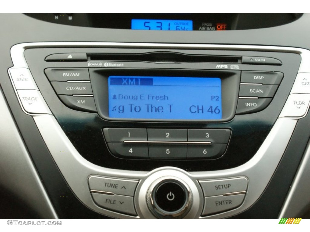 2012 Elantra GLS - Harbor Gray Metallic / Gray photo #21