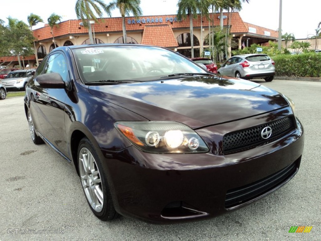 2008 tC  - Sizzling Crimson Red Mica / Dark Charcoal Gray photo #2