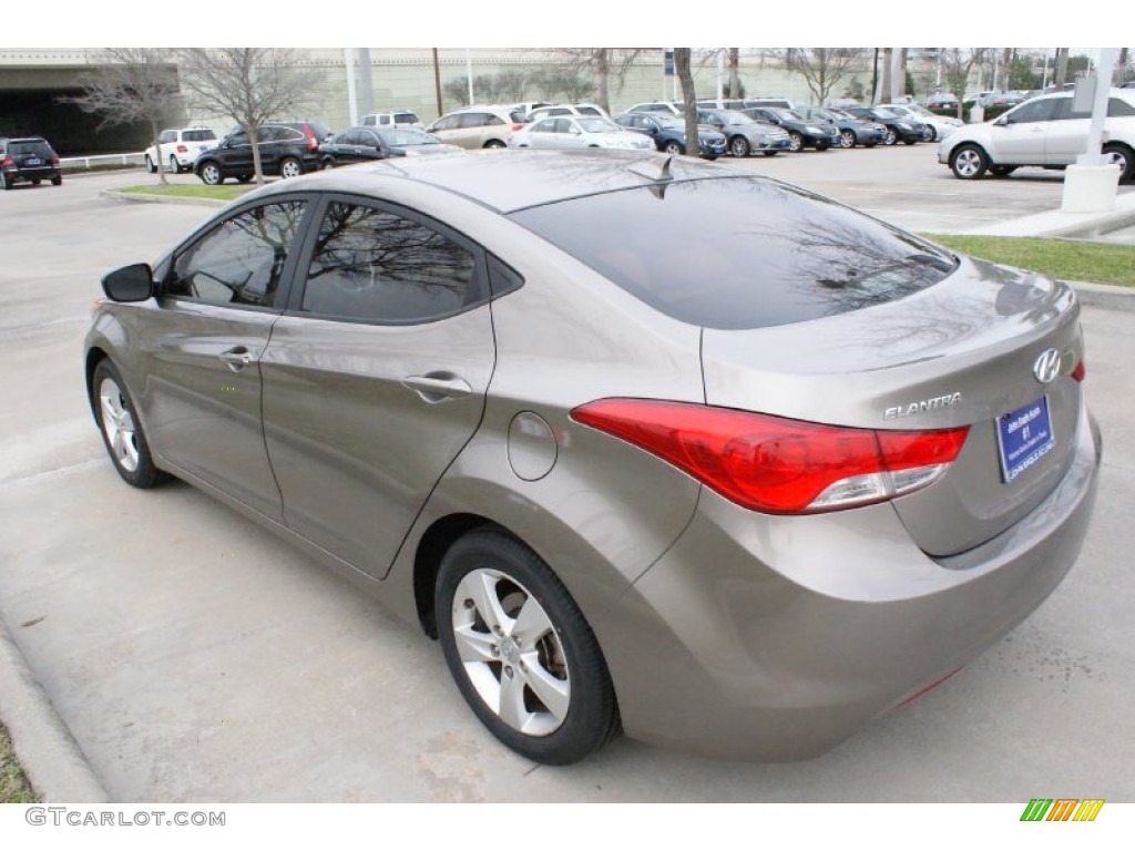 2012 Elantra GLS - Harbor Gray Metallic / Gray photo #34
