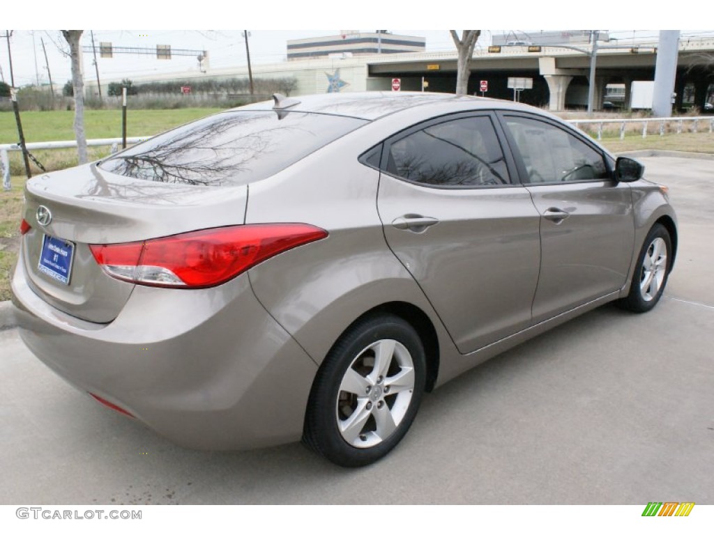 2012 Elantra GLS - Harbor Gray Metallic / Gray photo #35