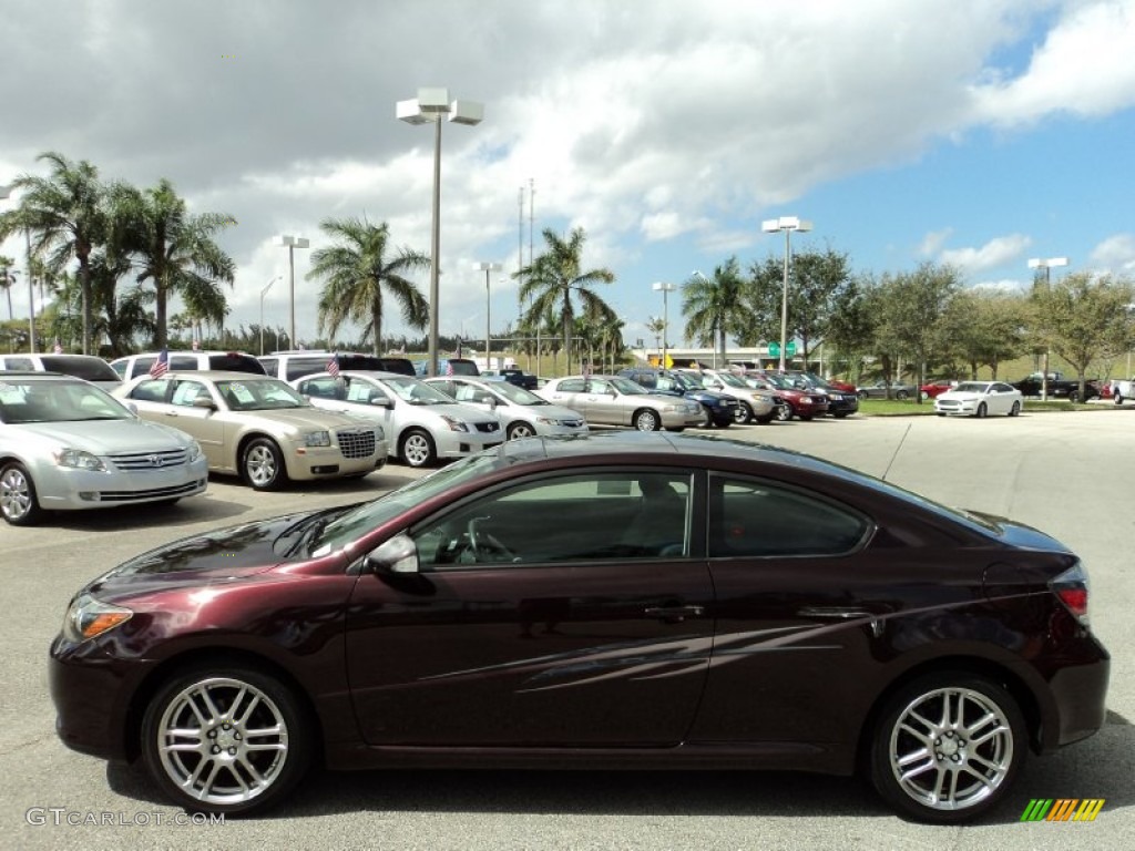 2008 tC  - Sizzling Crimson Red Mica / Dark Charcoal Gray photo #12