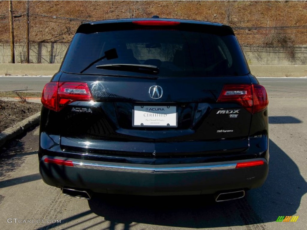 2011 MDX Technology - Crystal Black Pearl / Ebony photo #5