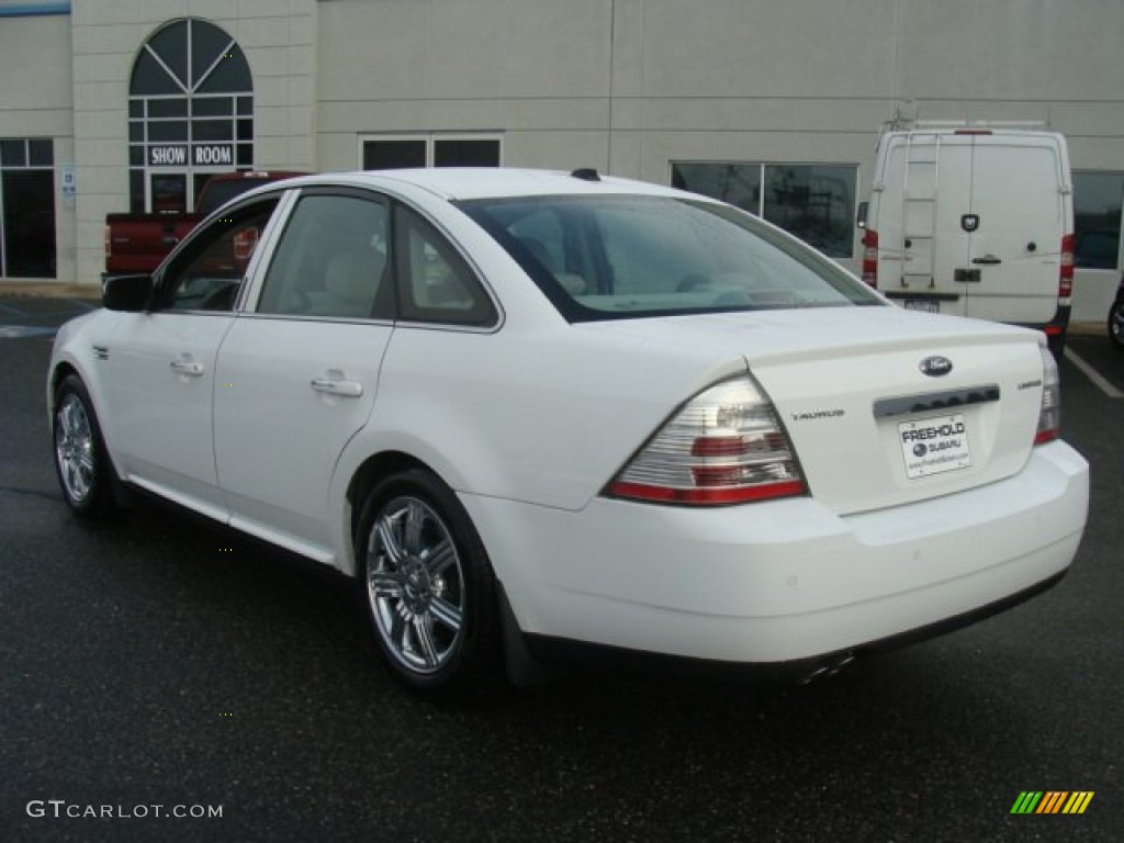 2008 Taurus Limited - Oxford White / Camel photo #7