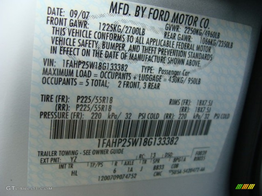 2008 Taurus Limited - Oxford White / Camel photo #24