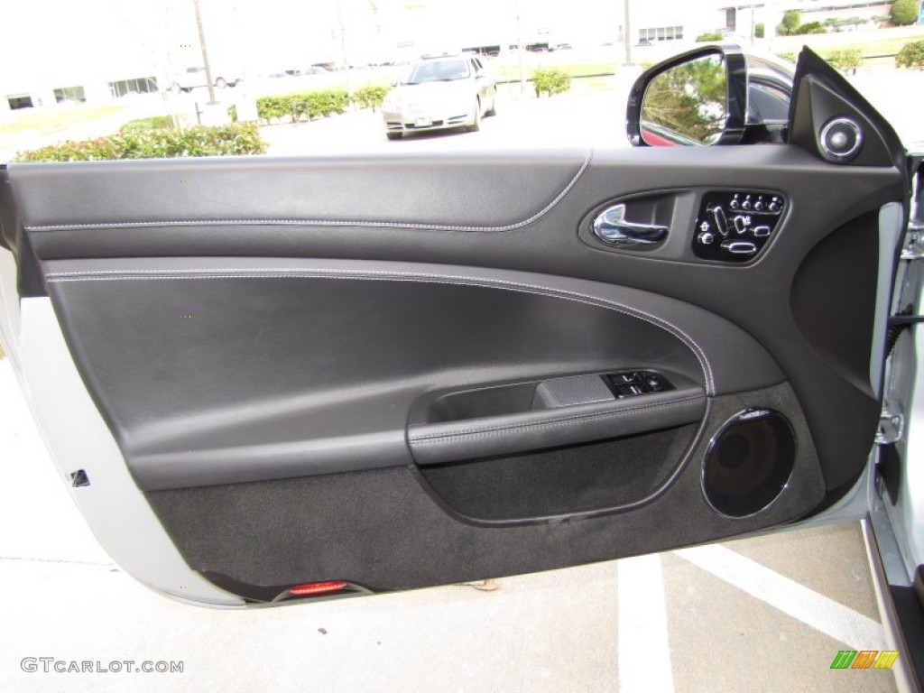 2012 Jaguar XK XK Convertible Warm Charcoal/Warm Charcoal Door Panel Photo #91271446