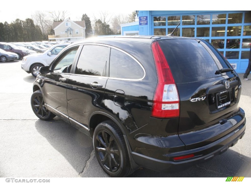 2010 CR-V LX AWD - Crystal Black Pearl / Black photo #10