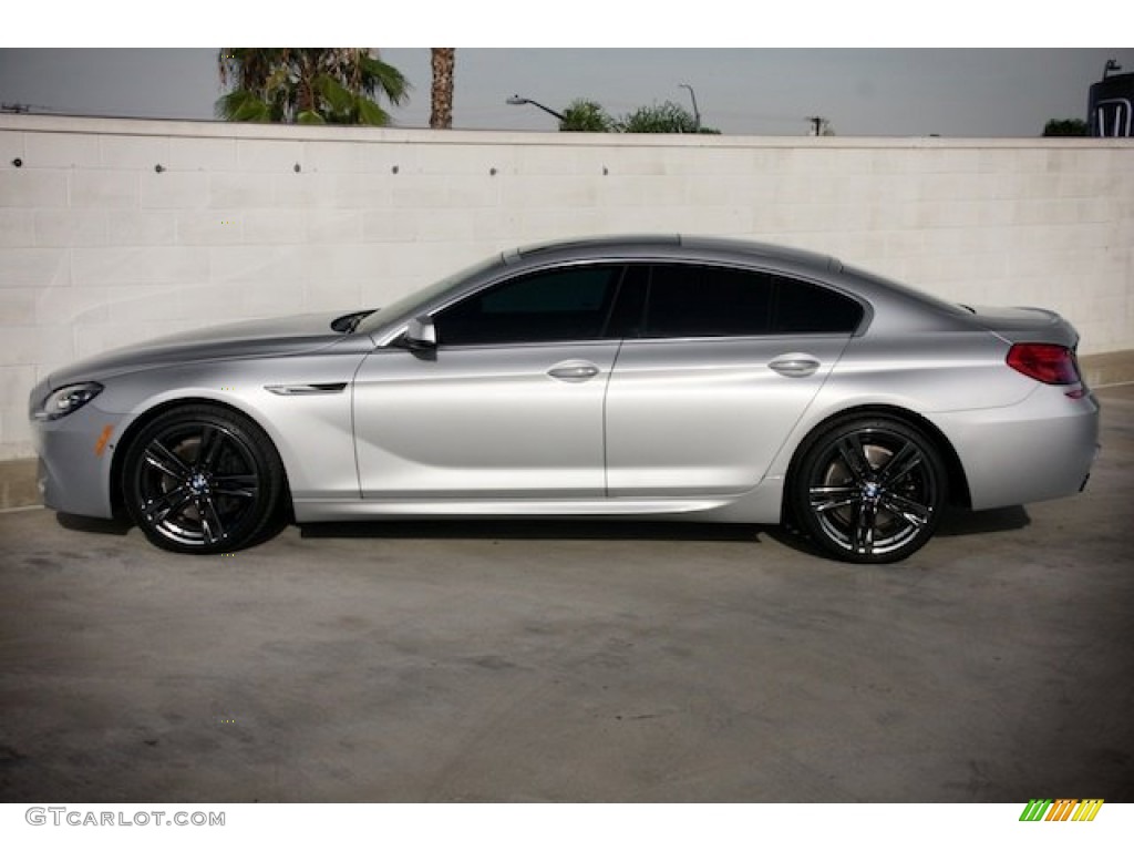 2013 6 Series 650i Gran Coupe - Titanium Silver Metallic / Black photo #8