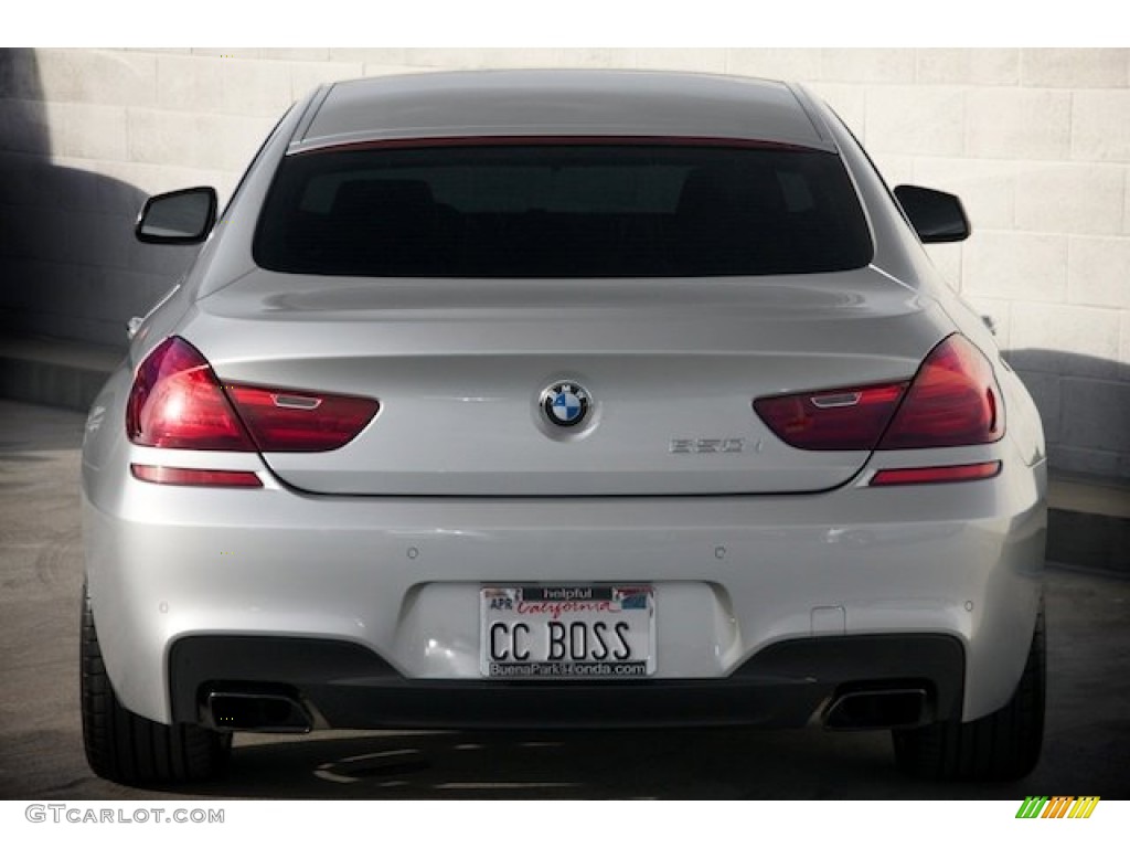 2013 6 Series 650i Gran Coupe - Titanium Silver Metallic / Black photo #9