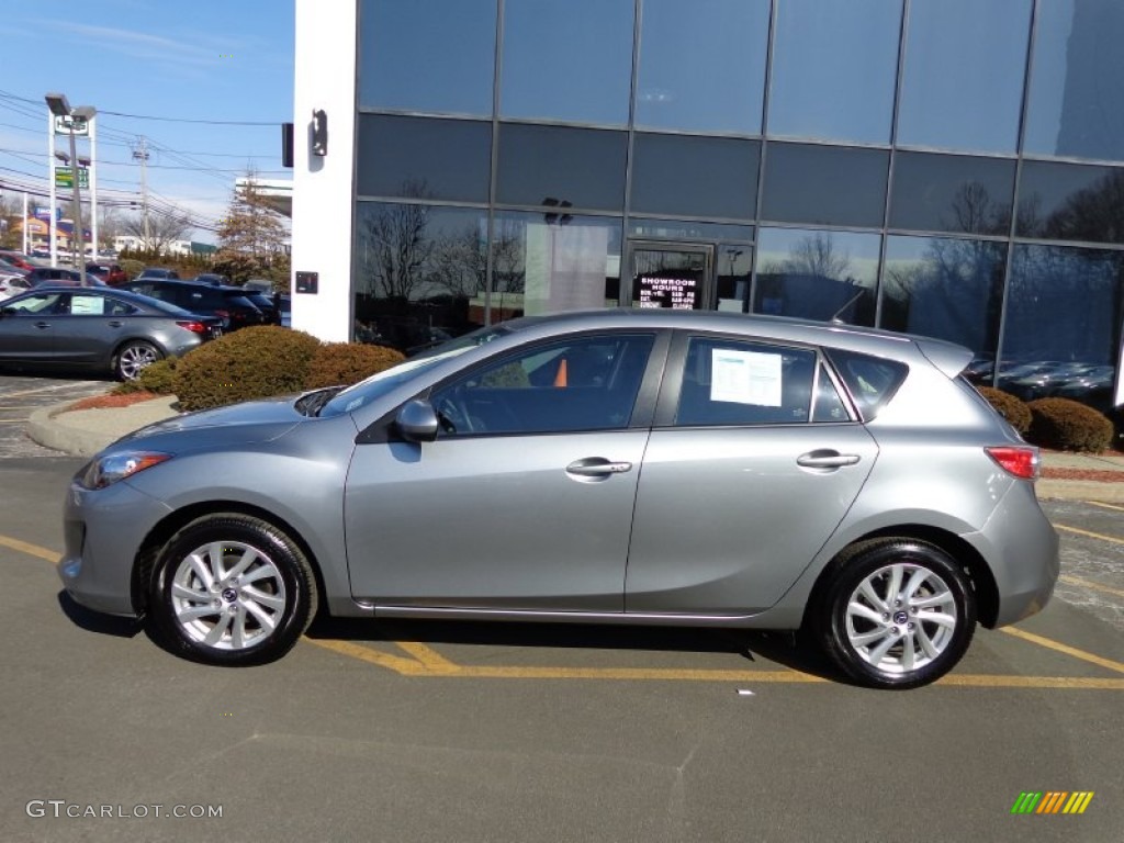 Liquid Silver Metallic 2013 Mazda MAZDA3 i Touring 5 Door Exterior Photo #91273474