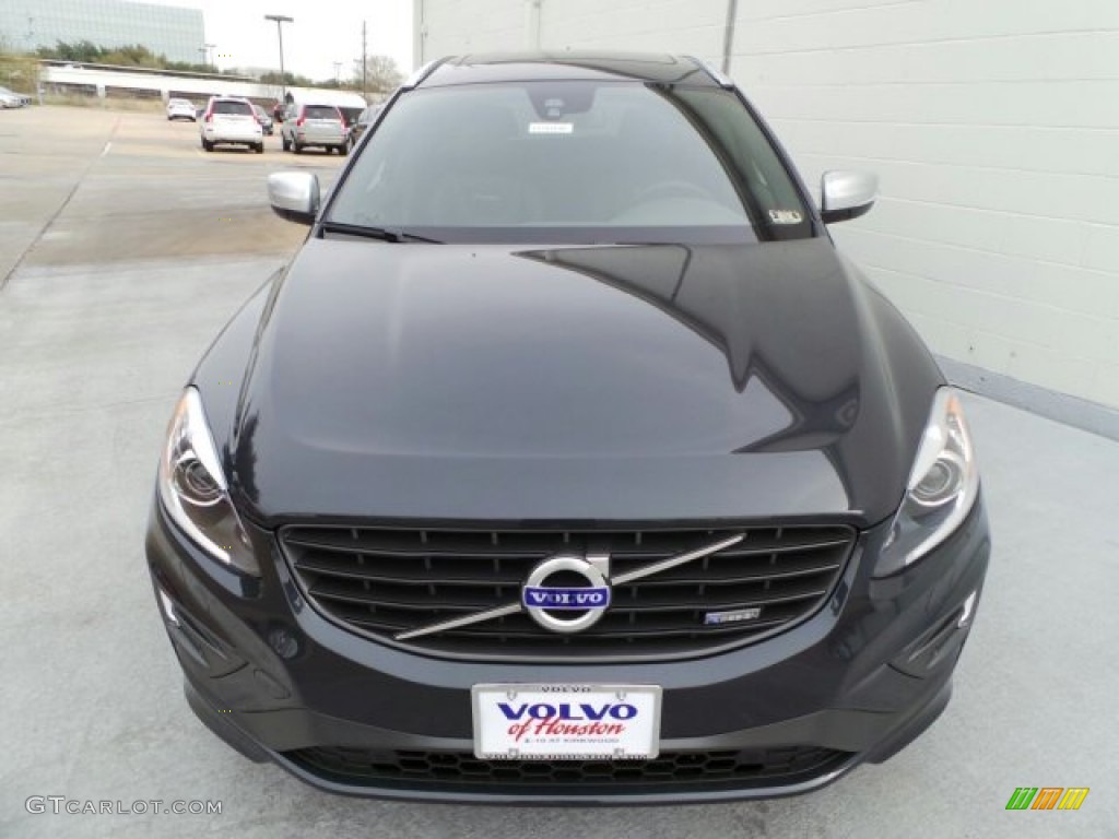 2015 XC60 T6 AWD R-Design - Savile Grey Metallic / R-Design Off Black photo #2