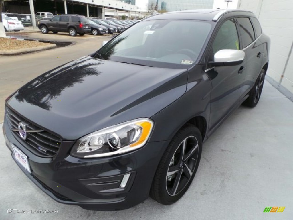 Savile Grey Metallic 2015 Volvo XC60 T6 AWD R-Design Exterior Photo #91274380
