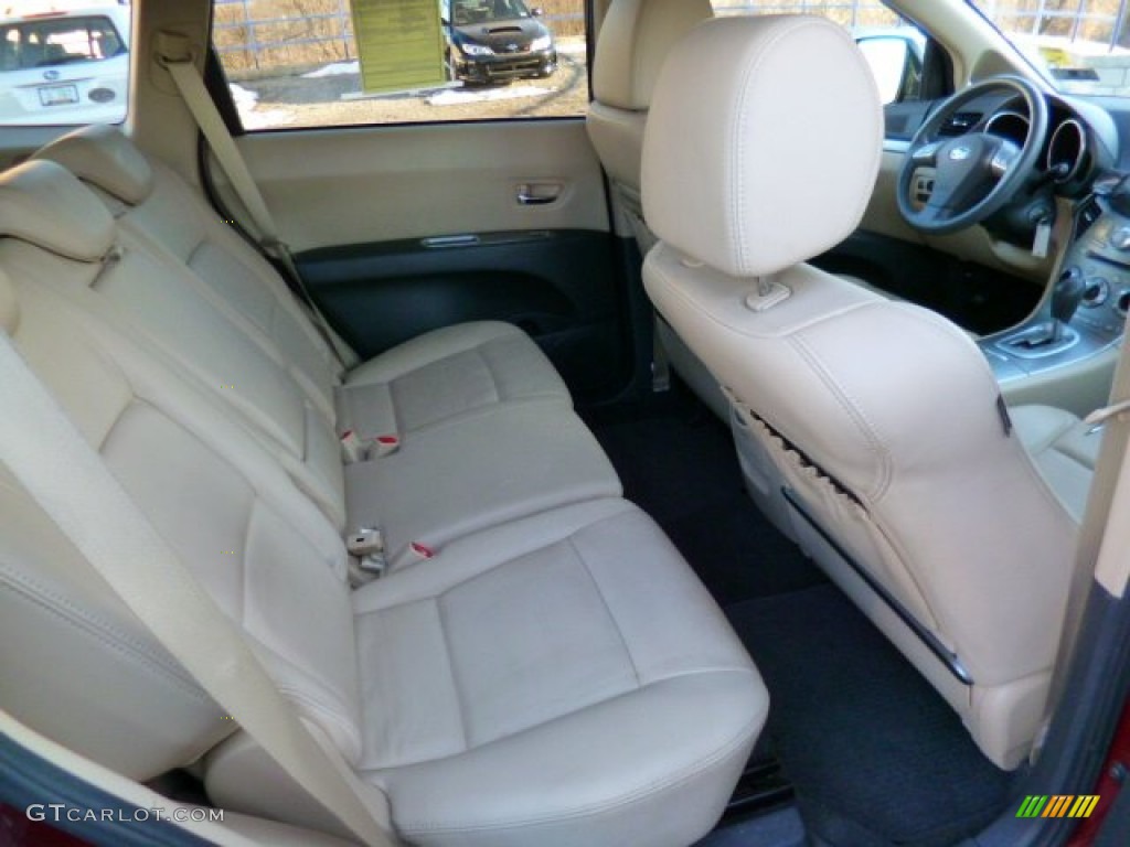 2009 Tribeca Special Edition 5 Passenger - Ruby Red Pearl / Desert Beige photo #5