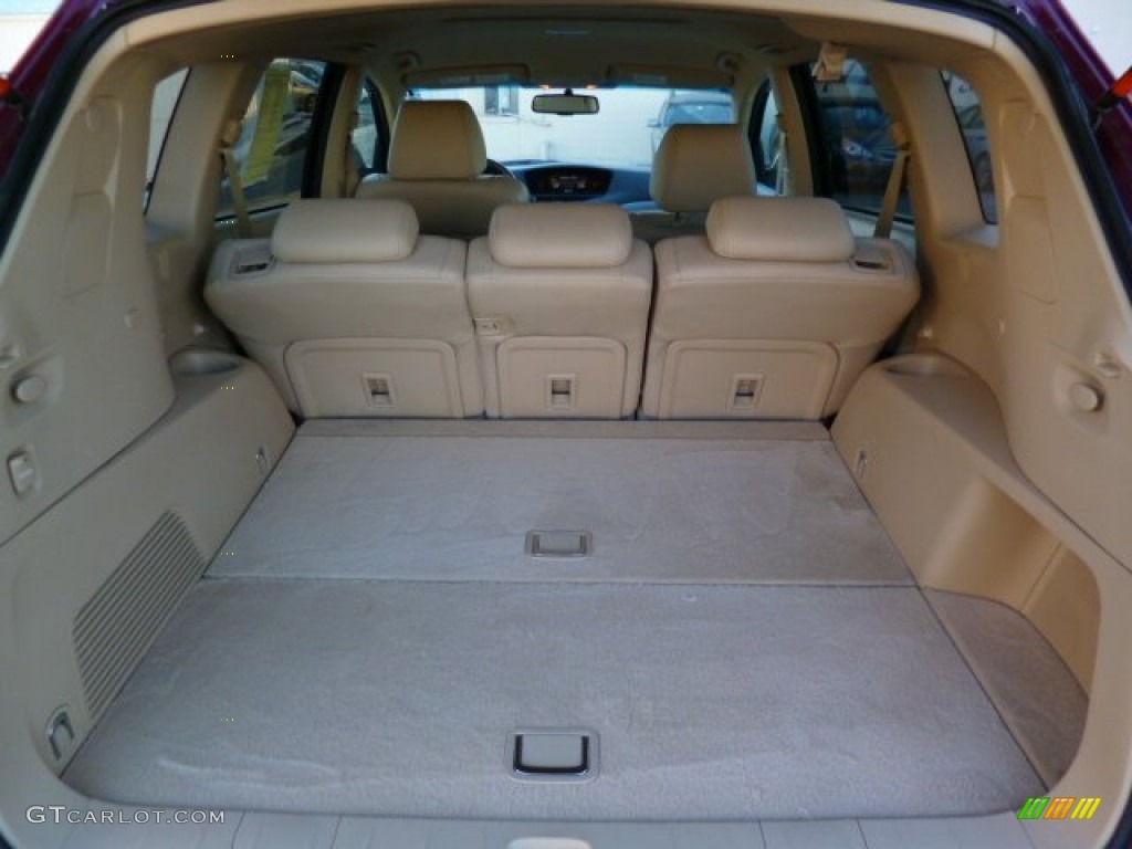 2009 Tribeca Special Edition 5 Passenger - Ruby Red Pearl / Desert Beige photo #6
