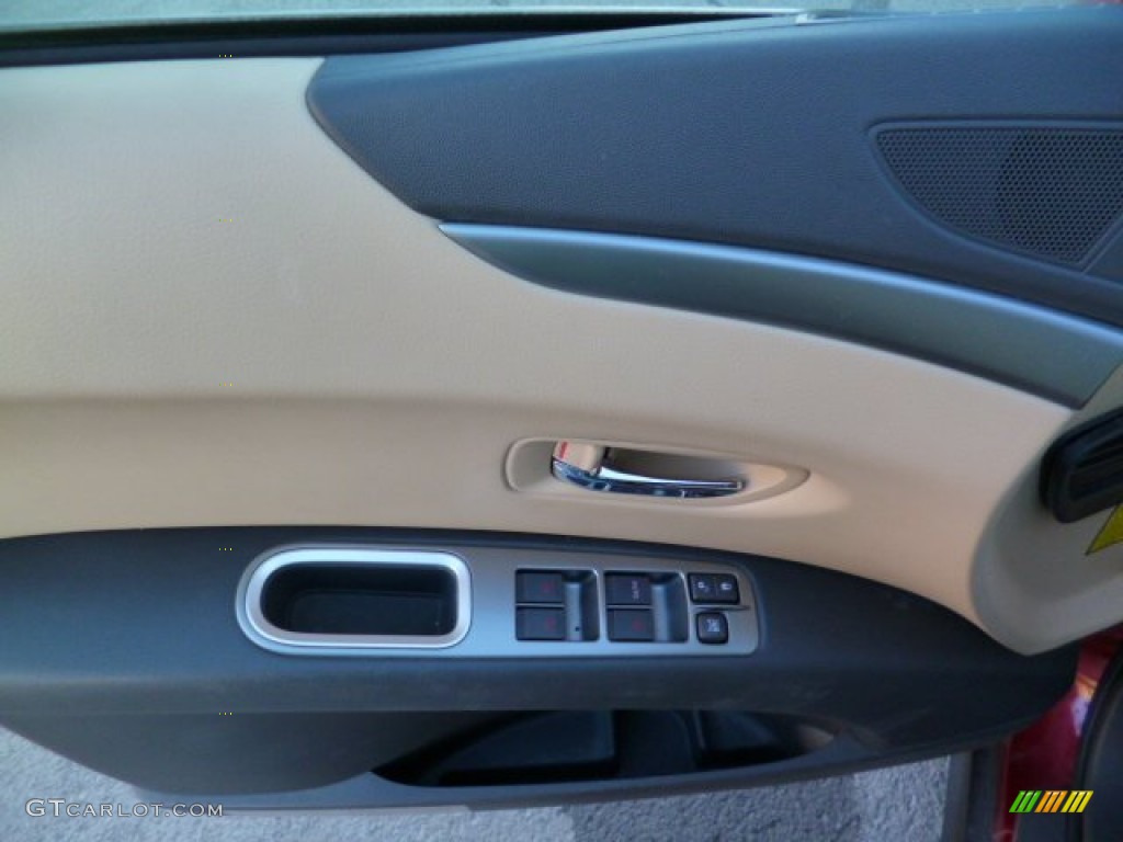 2009 Tribeca Special Edition 5 Passenger - Ruby Red Pearl / Desert Beige photo #16