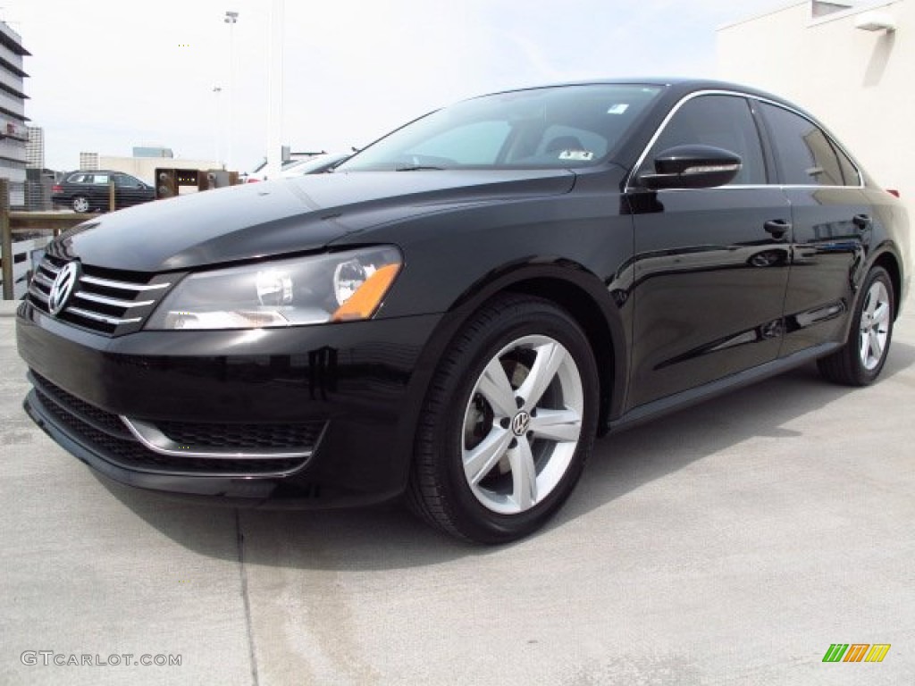Black 2012 Volkswagen Passat 2.5L SE Exterior Photo #91276381