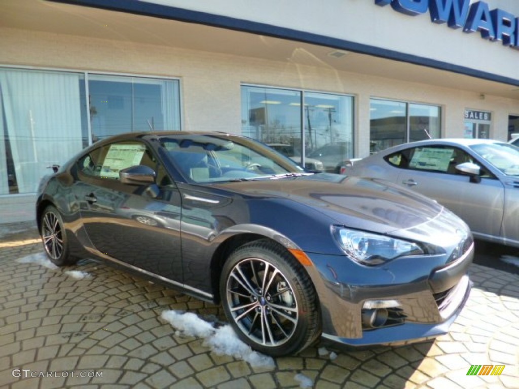 2014 BRZ Limited - Dark Gray Metallic / Black photo #1