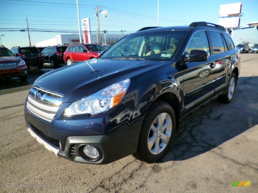 Deep Indigo Pearl 2014 Subaru Outback 2.5i Limited Exterior Photo #91277671