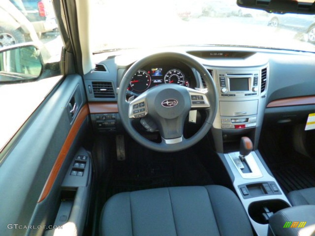 2014 Outback 2.5i Limited - Carbide Gray Metallic / Black photo #15