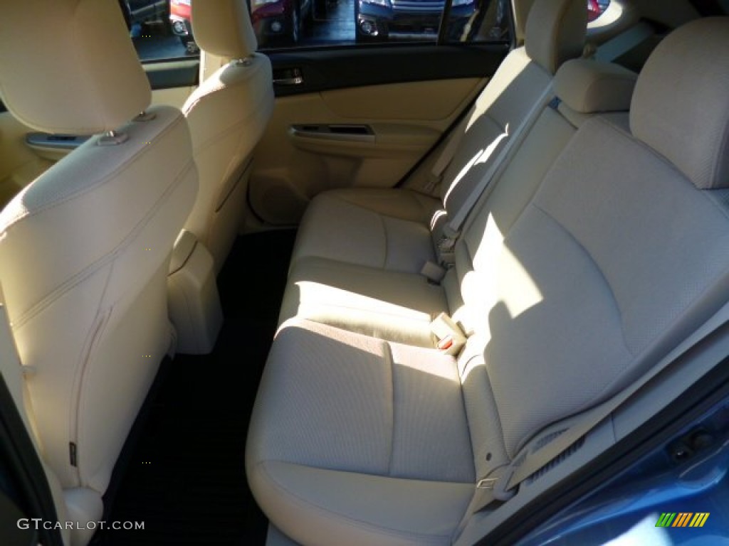 2014 XV Crosstrek Hybrid - Quartz Blue Pearl / Ivory photo #13