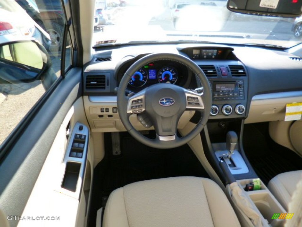 2014 XV Crosstrek Hybrid - Quartz Blue Pearl / Ivory photo #14