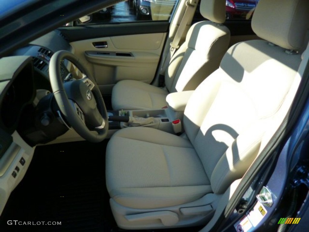 2014 XV Crosstrek Hybrid - Quartz Blue Pearl / Ivory photo #15