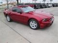 2014 Ruby Red Ford Mustang V6 Coupe  photo #7