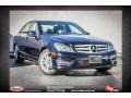 2014 Lunar Blue Metallic Mercedes-Benz C 250 Sport  photo #1