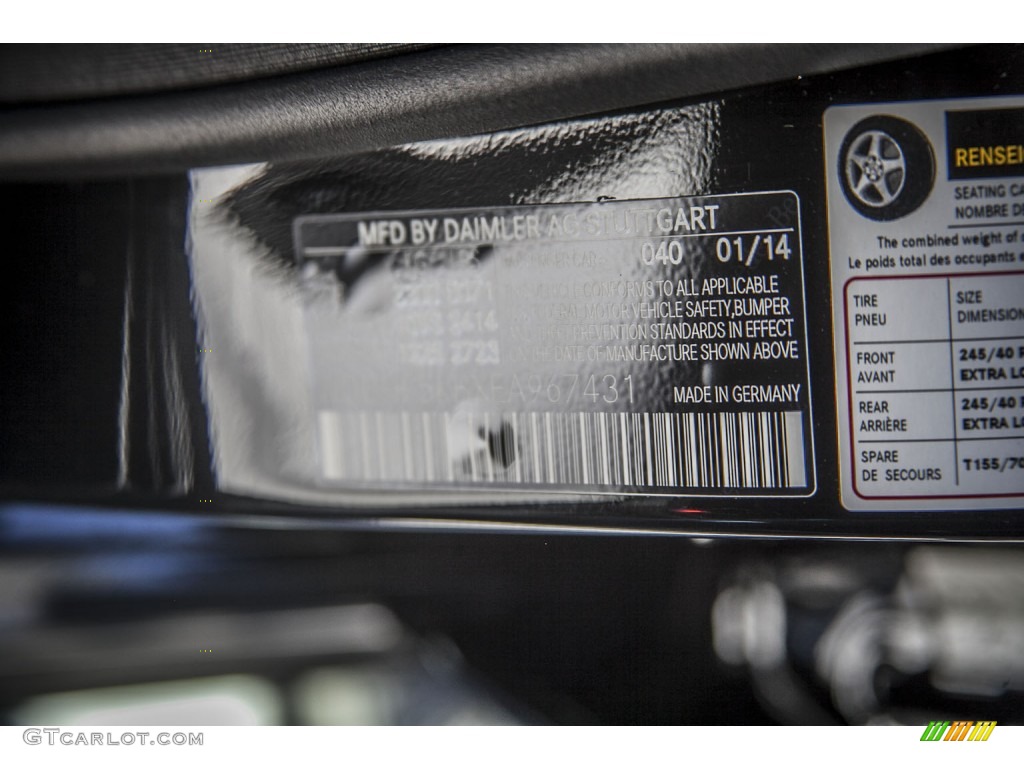 2014 E 350 Sport Sedan - Black / Black photo #7