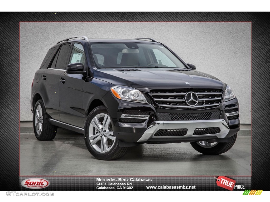 2014 ML 350 BlueTEC 4Matic - Black / Almond Beige photo #1