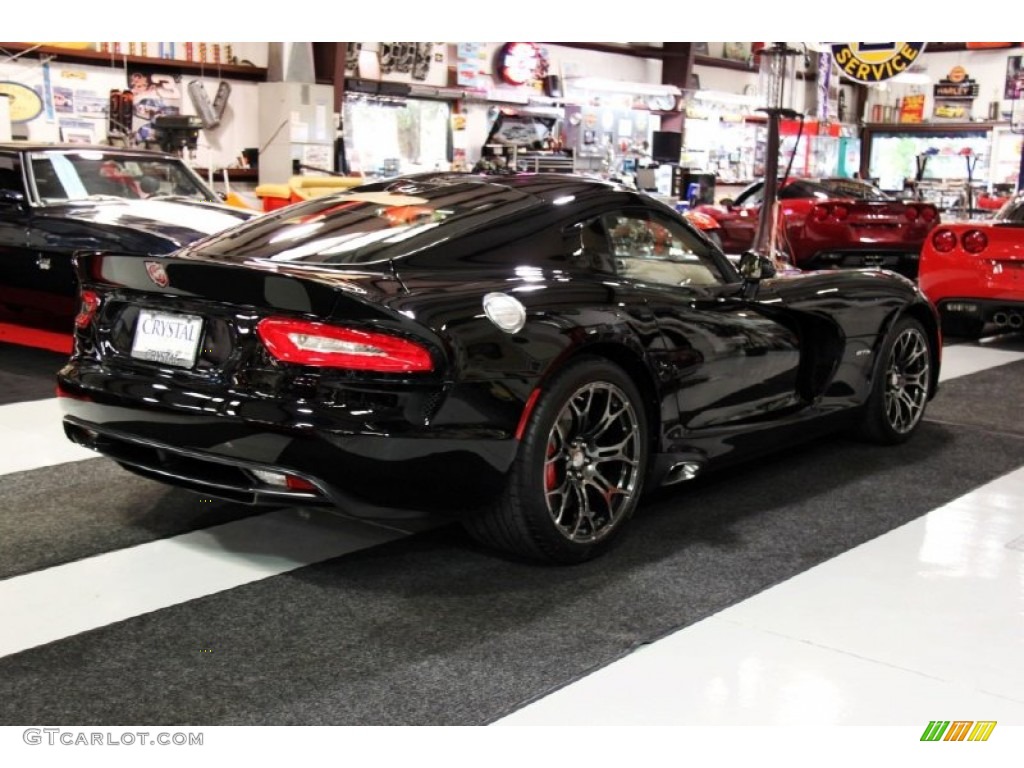 2013 SRT Viper GTS Coupe - Black Venom / Black/Caramel photo #3