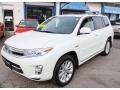 2011 Blizzard White Pearl Toyota Highlander Hybrid Limited 4WD  photo #3