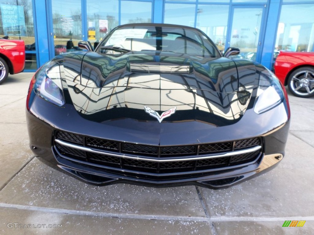 Black 2014 Chevrolet Corvette Stingray Convertible Exterior Photo #91287368