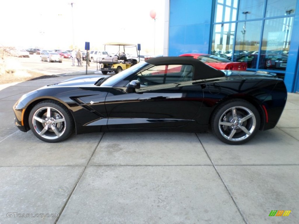 Black 2014 Chevrolet Corvette Stingray Convertible Exterior Photo #91287380